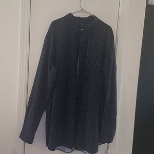 Men's Perry Ellis Stretch Button Dress Shirt 2XLT